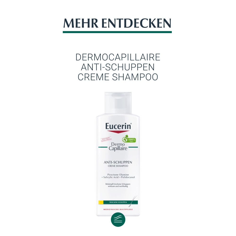 Eucerin® DermoCapillaire Anti-Schuppen Gel Shampoo – Haarpflege bei fettigen Schuppen & juckender Kopfhaut - Jetzt 20% sparen mit Code "sommer20"