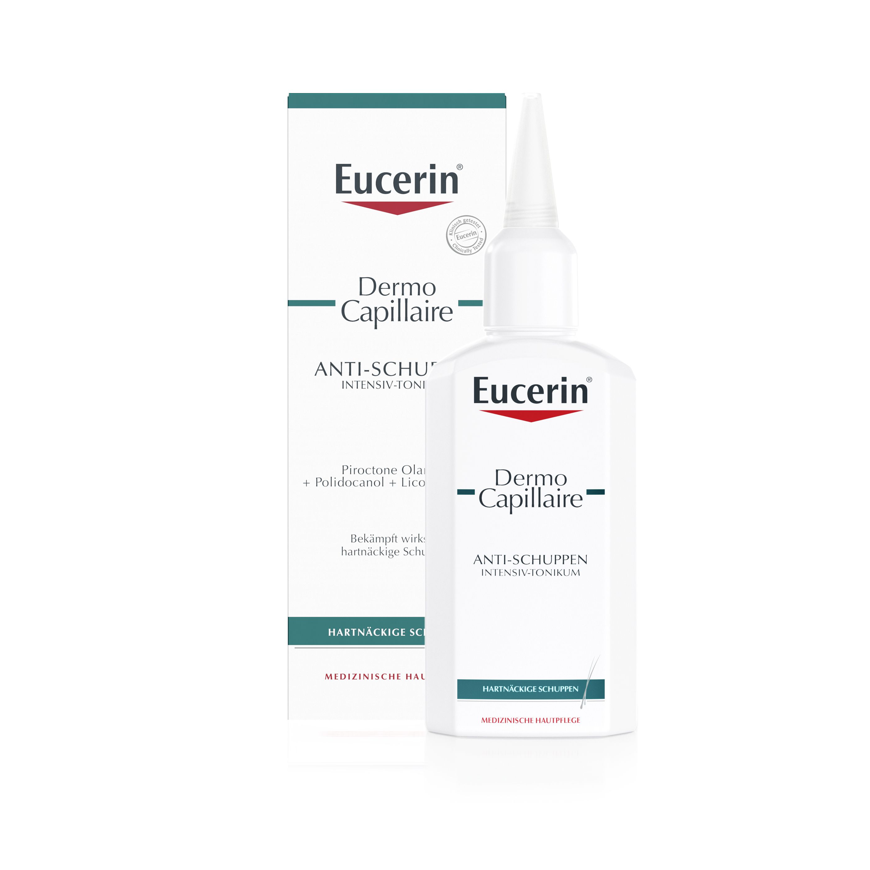 Eucerin® DermoCapillaire Anti-Schuppen Intensiv-Tonikum – bekämpft wirksam hartnäckige Schuppen und mindert Juckreiz