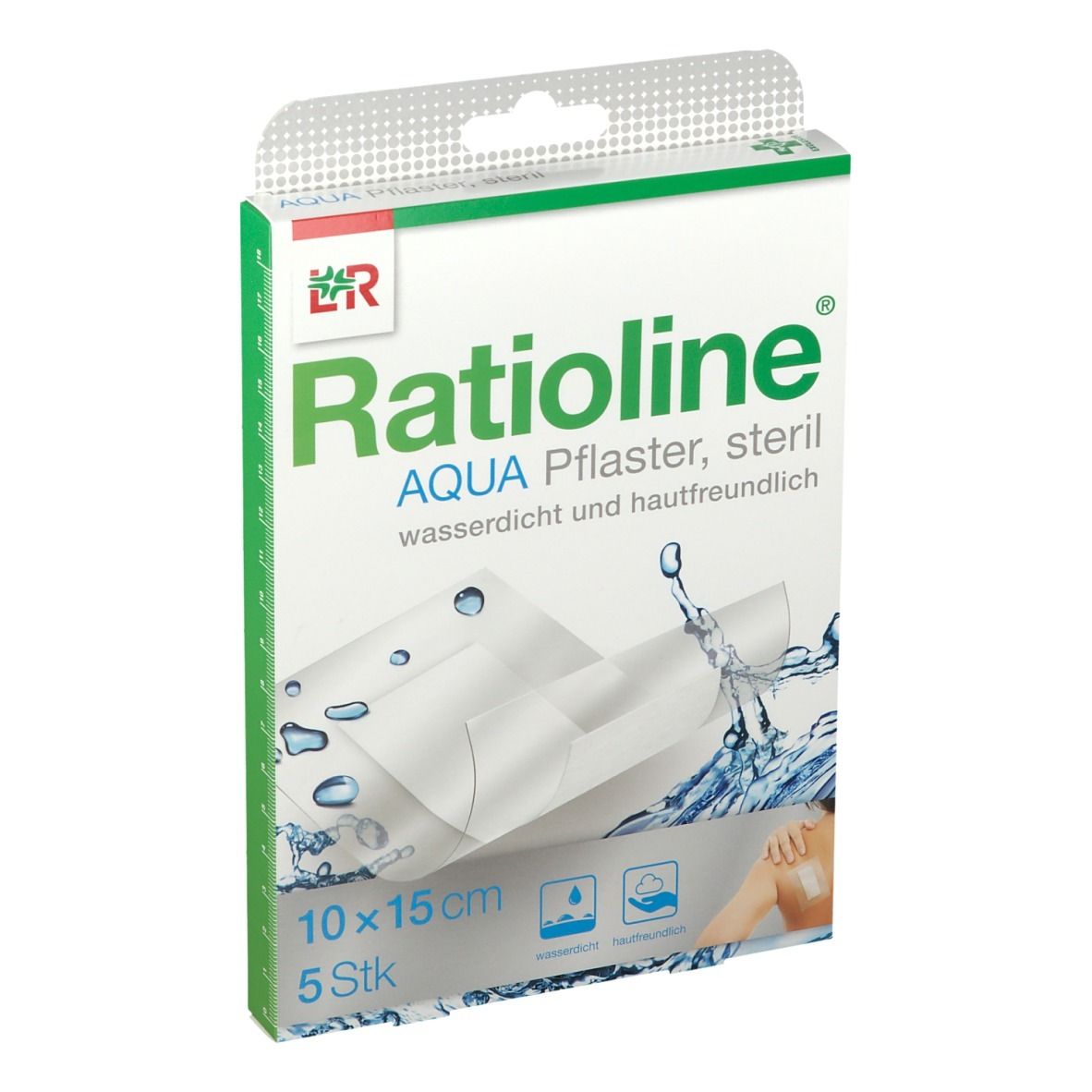 Ratioline® aqua Duschpflaster Plus 10 x 15 cm