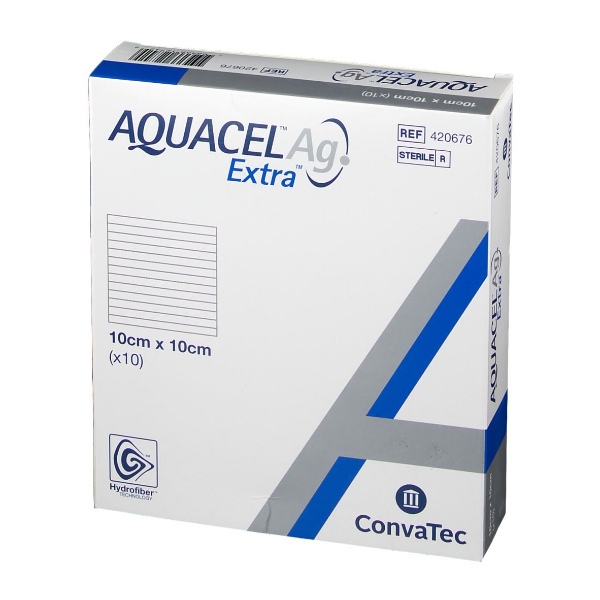 AQUACEL® Ag Extra™ 10 x 10 cm