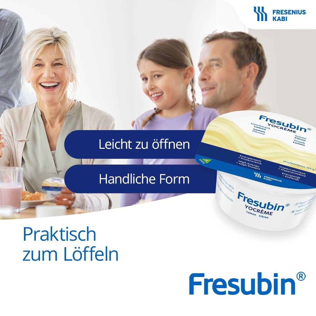 Fresubin YOcreme Himbeere | Aufbaukost bei Mangelernährung & Appetitlosigkeit