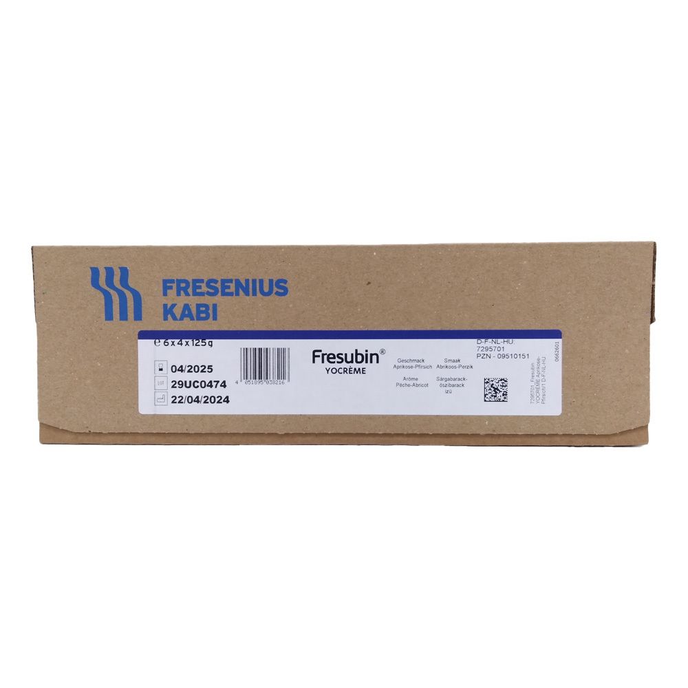 Fresubin YOcreme Aprikose Pfirsich 24x125 g Creme