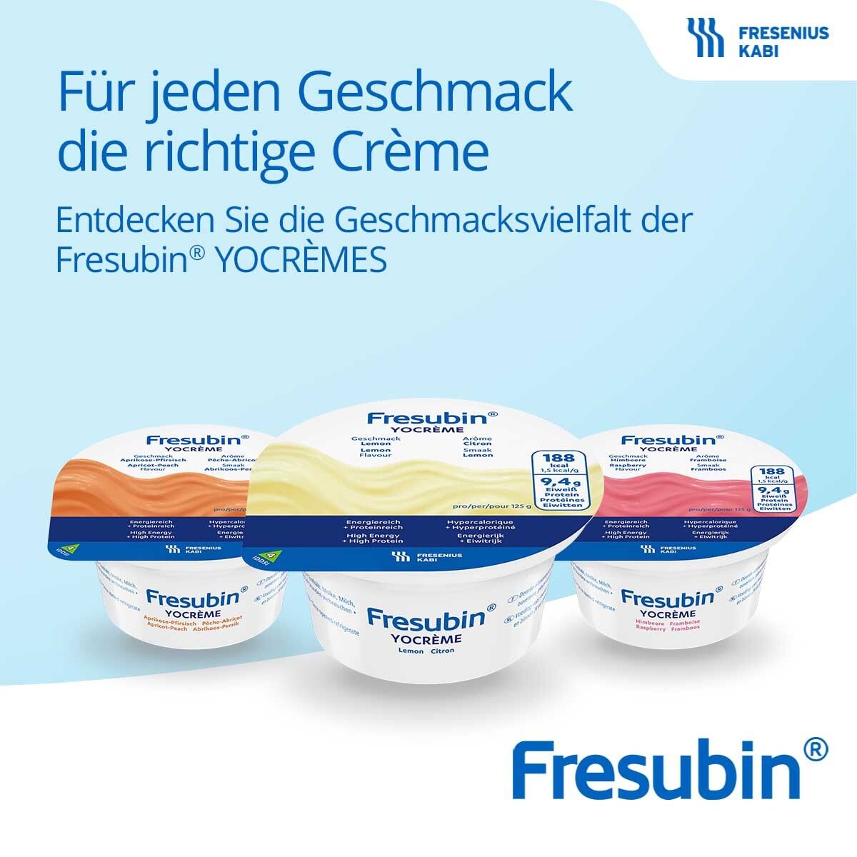 Fresubin YOcreme Lemon | Aufbaukost bei Mangelernährung & Appetitlosigkeit