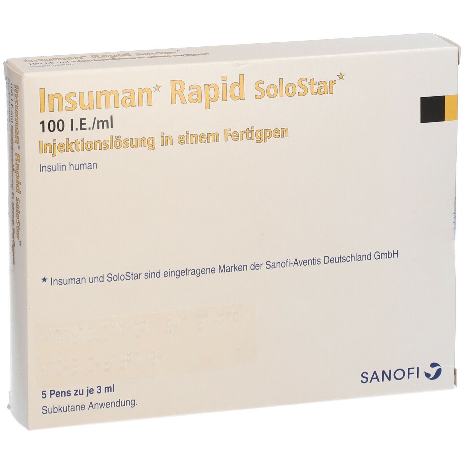 Insuman Rapid 100 I.E./ml SoloStar