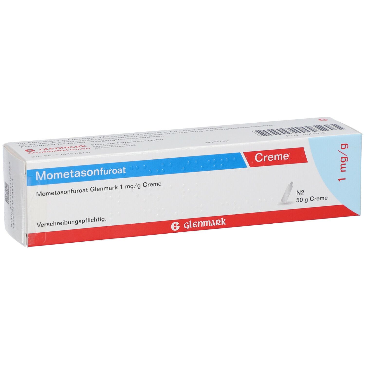 Mometasonfuroat Glenmark 1 mg/g