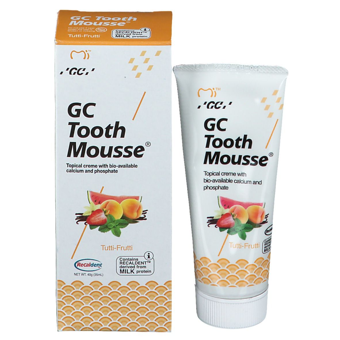 GC Tooth Mousse Tutti Frutti 40g