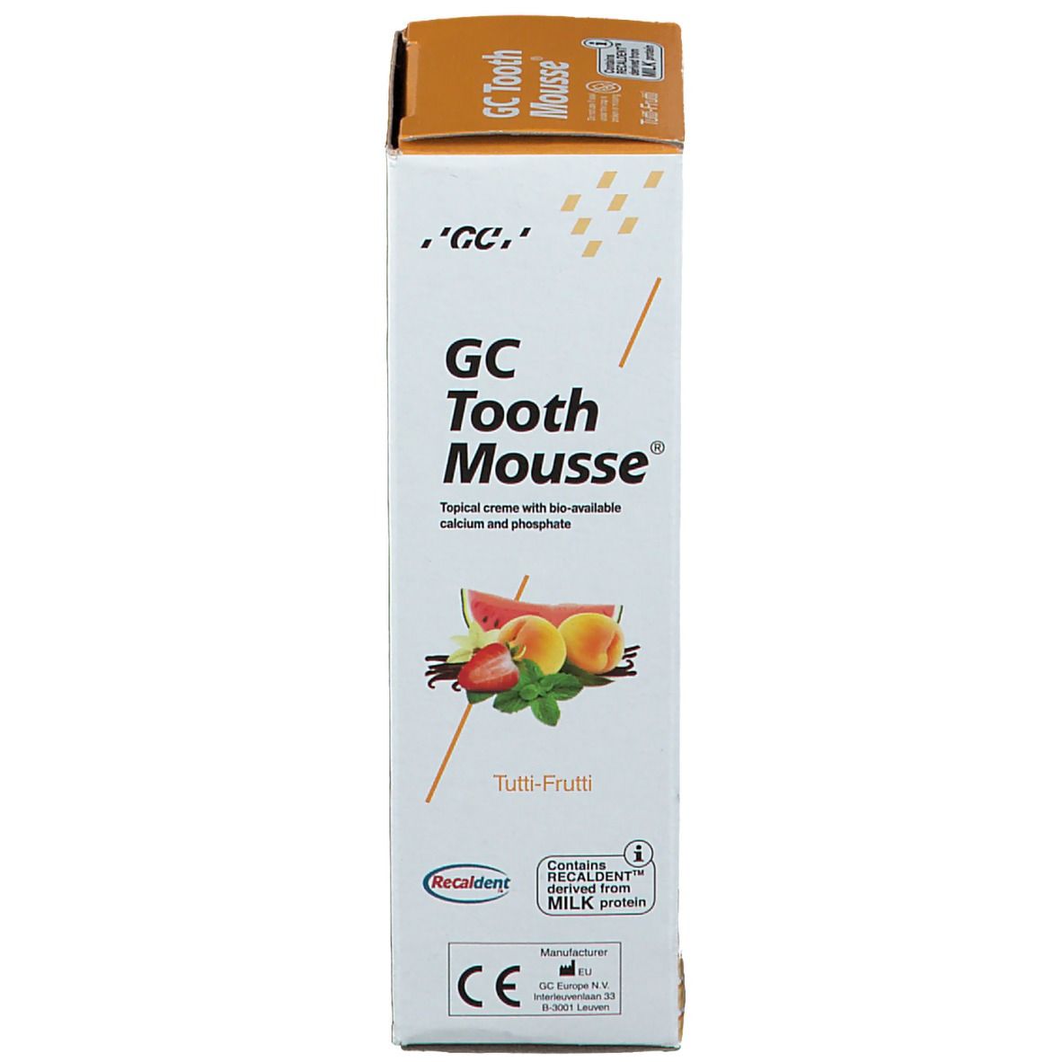 GC Tooth Mousse Zahnpasta Tutti Frutti 40 g - SHOP APOTHEKE