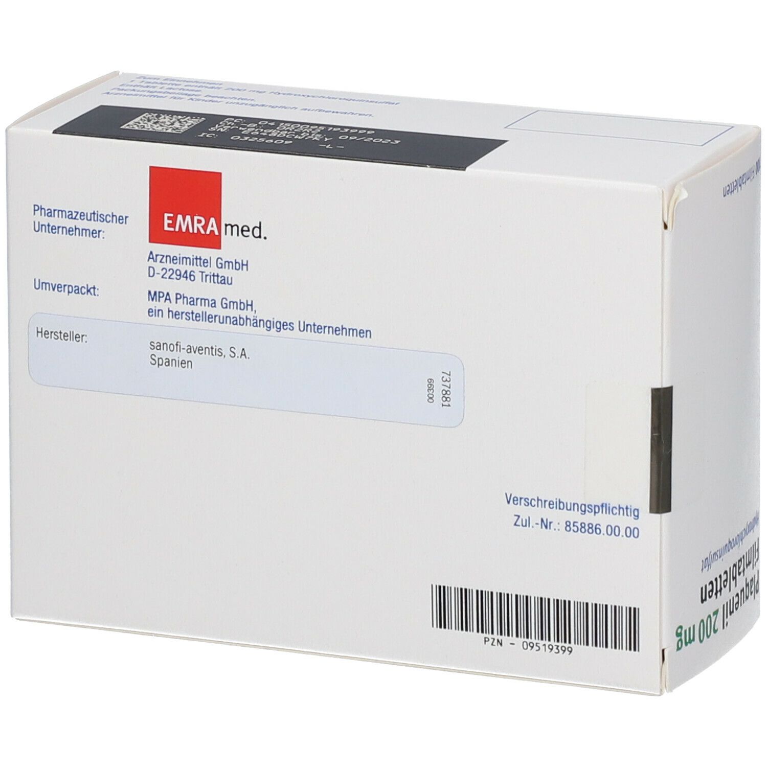 Plaquenil 200 mg