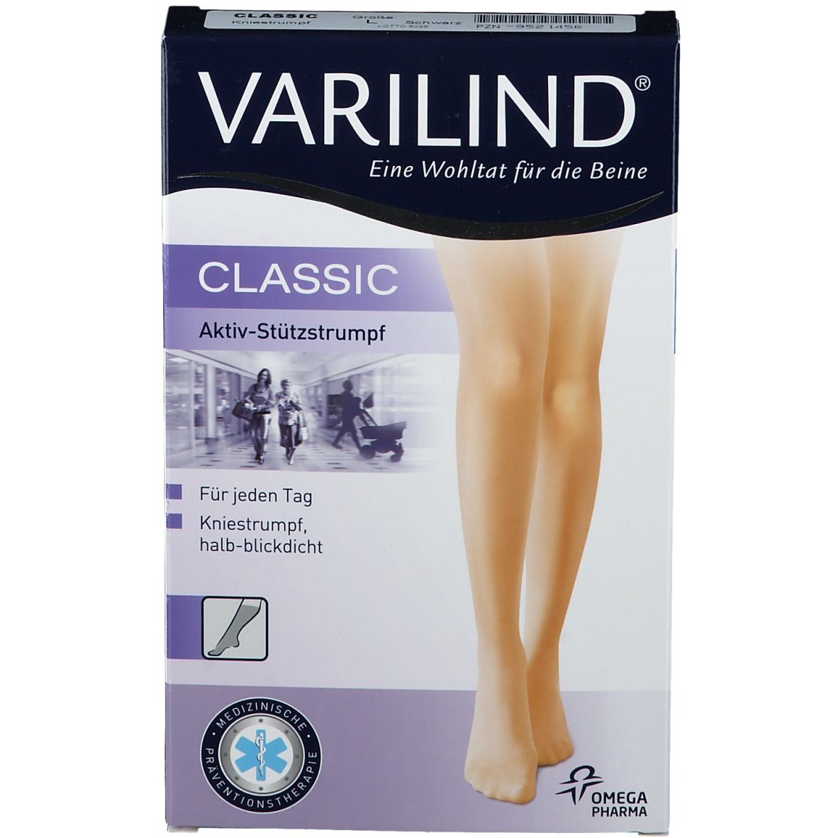Varilind® Classic 70 DEN Gr. L schwarz