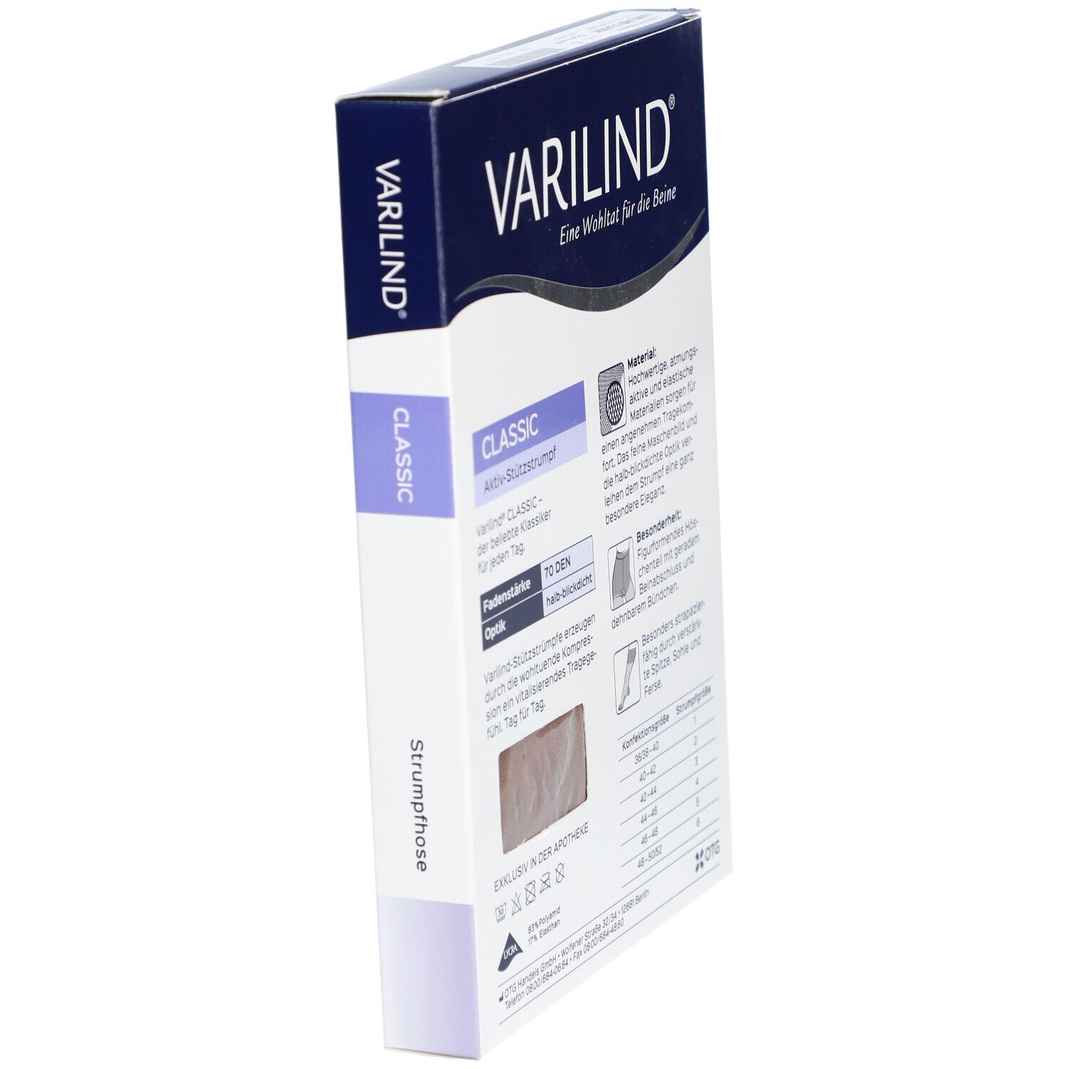 VARILIND Classic 70 DEN Gr. 5 diamant