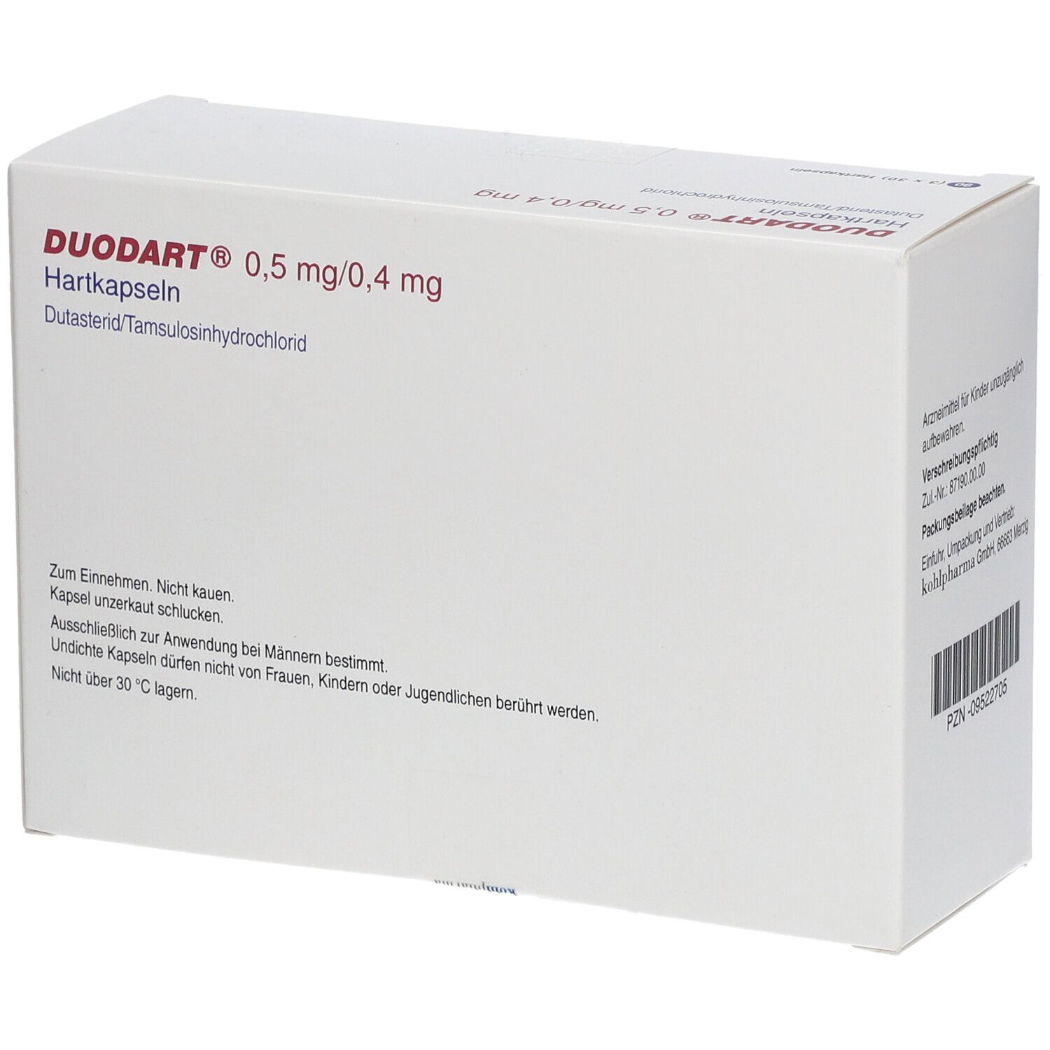 Duodart 0,5 mg/0,4 mg