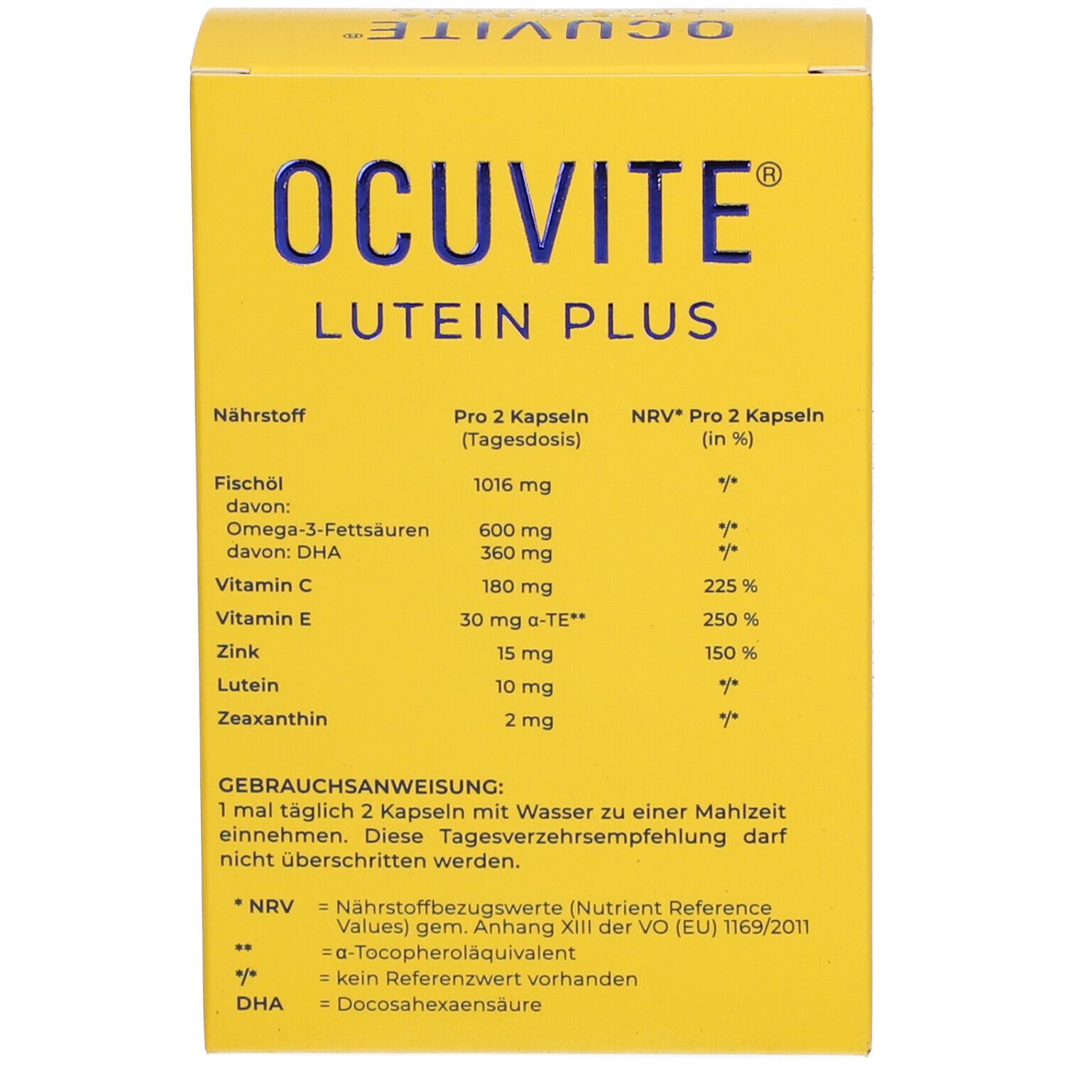 Ocuvite® Lutein Plus 60 St