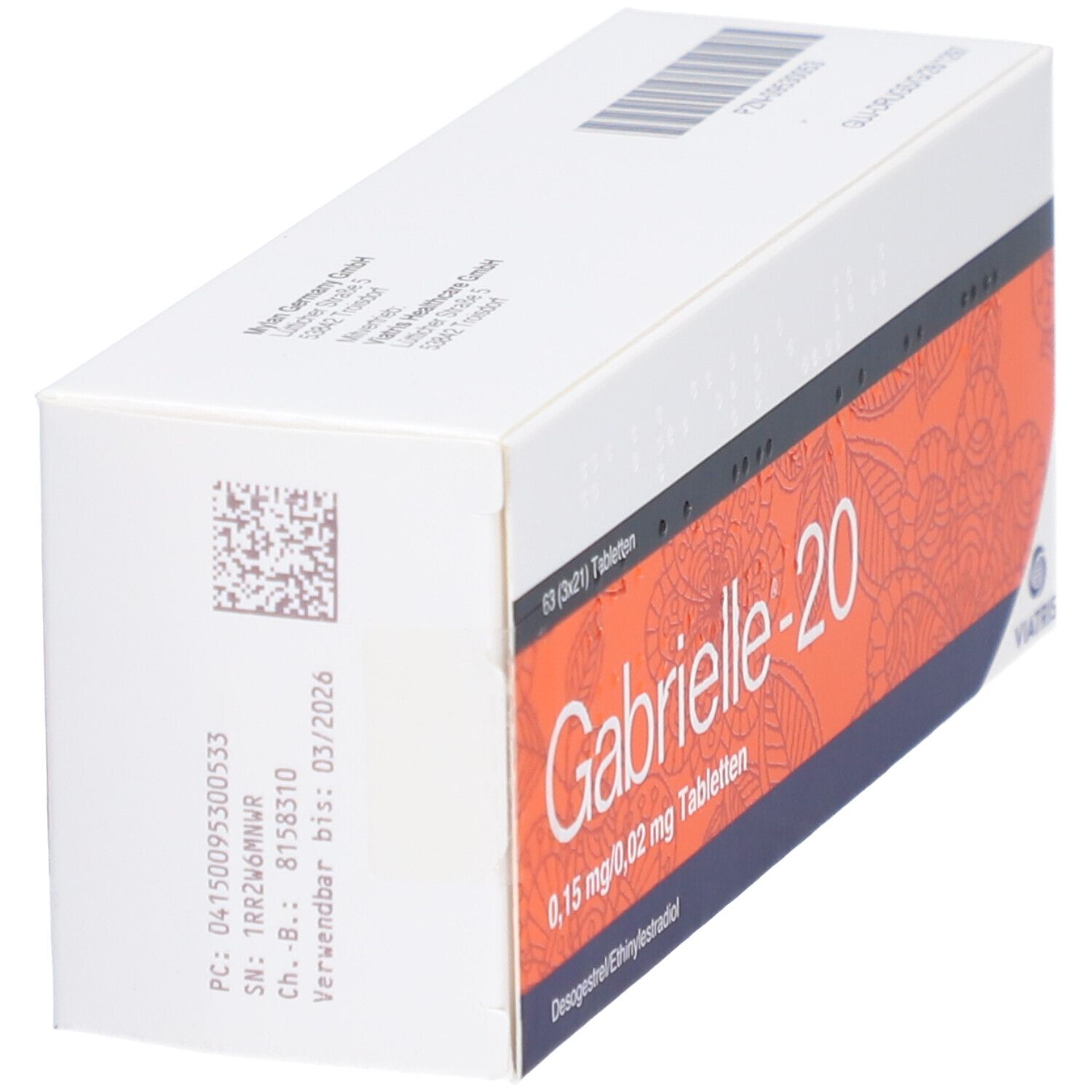 Gabrielle-20 0,15 mg/0,02 mg