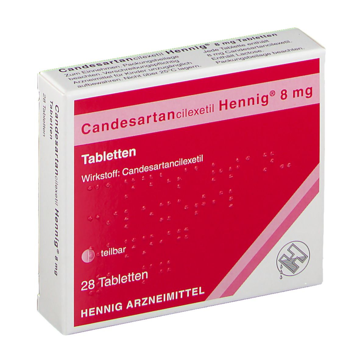 Candesartancilexetil Hennig® 8 mg