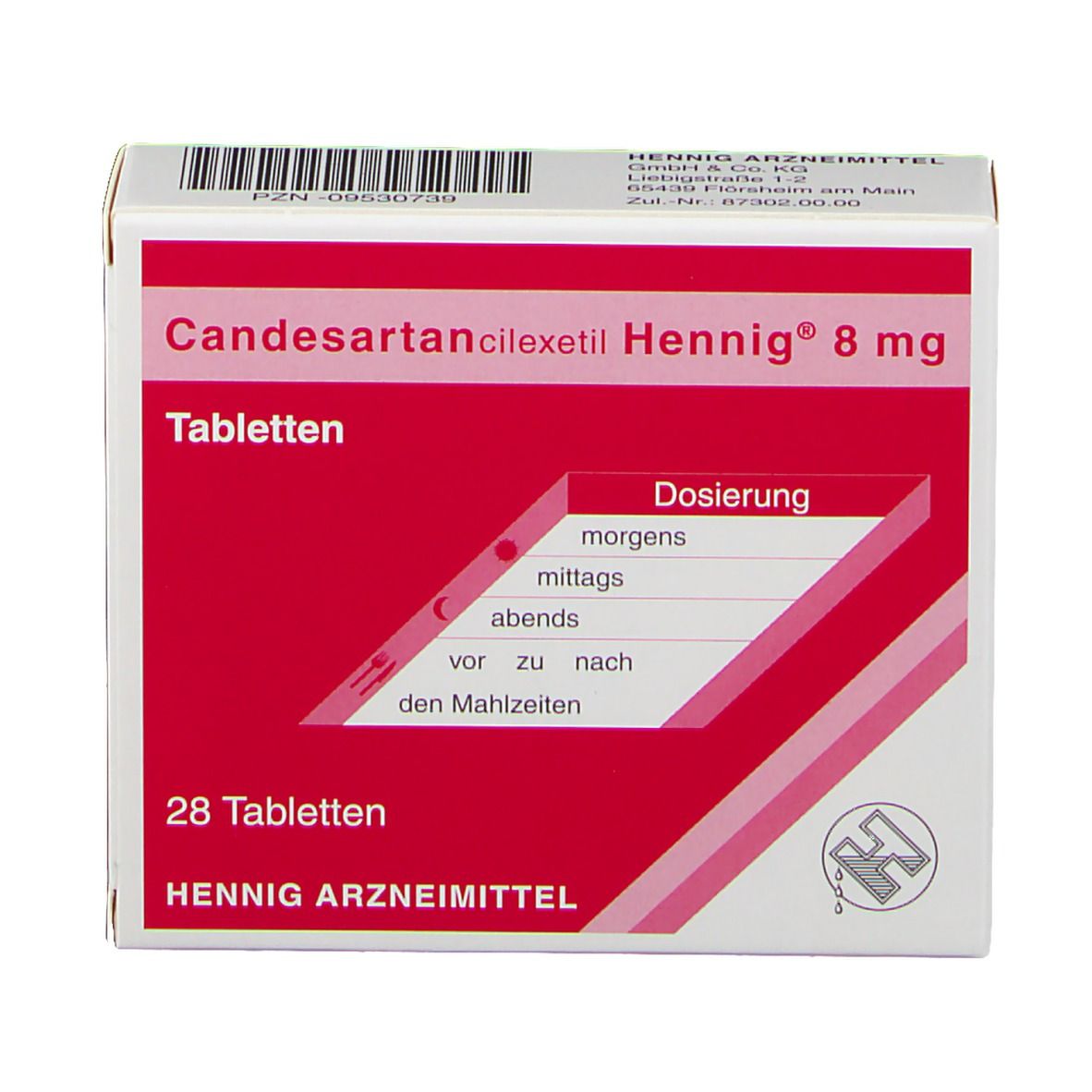 Candesartancilexetil Hennig® 8 mg