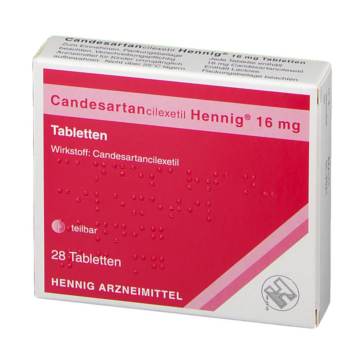 Candesartancilexetil Hennig® 16 mg