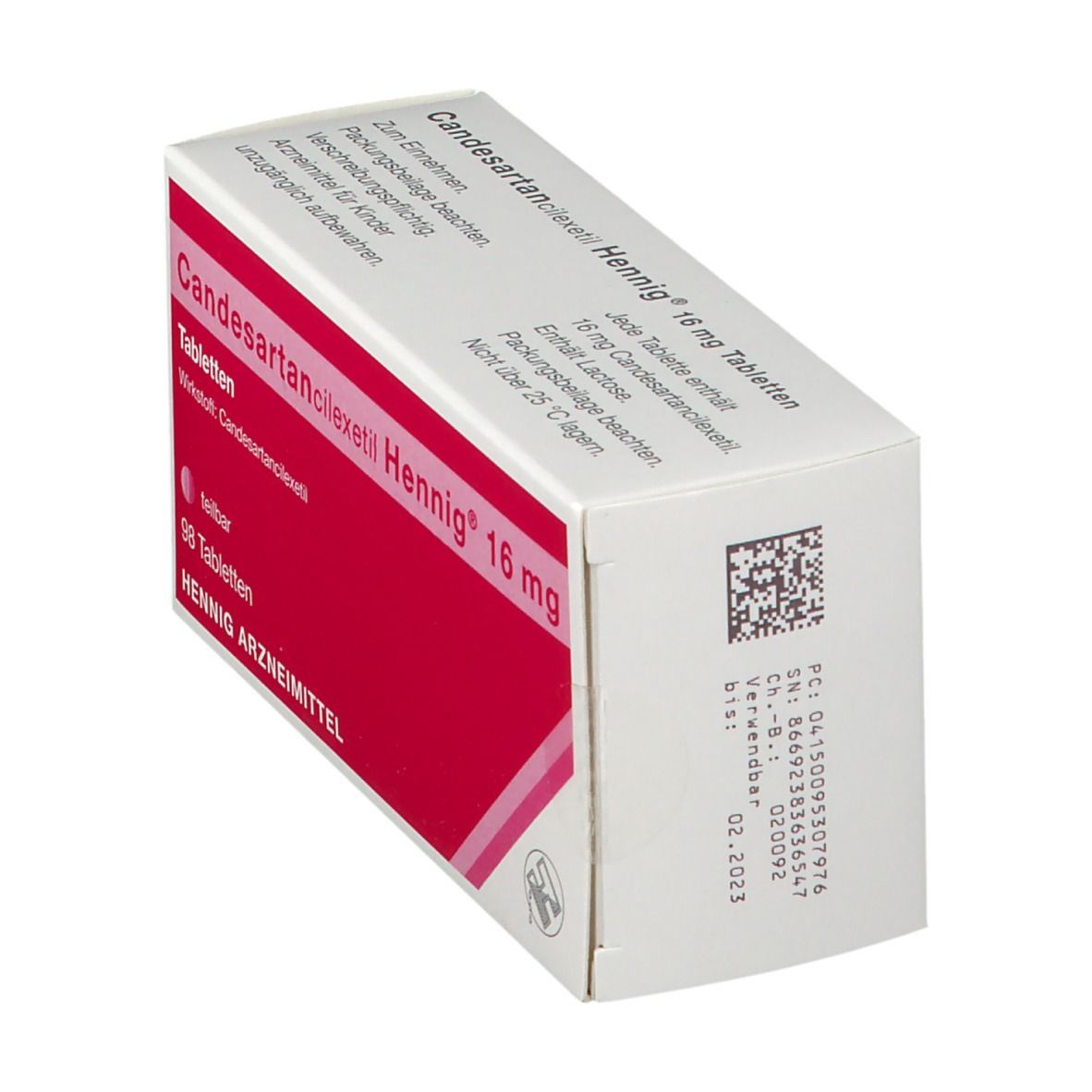 Candesartancilexetil Hennig® 16 mg