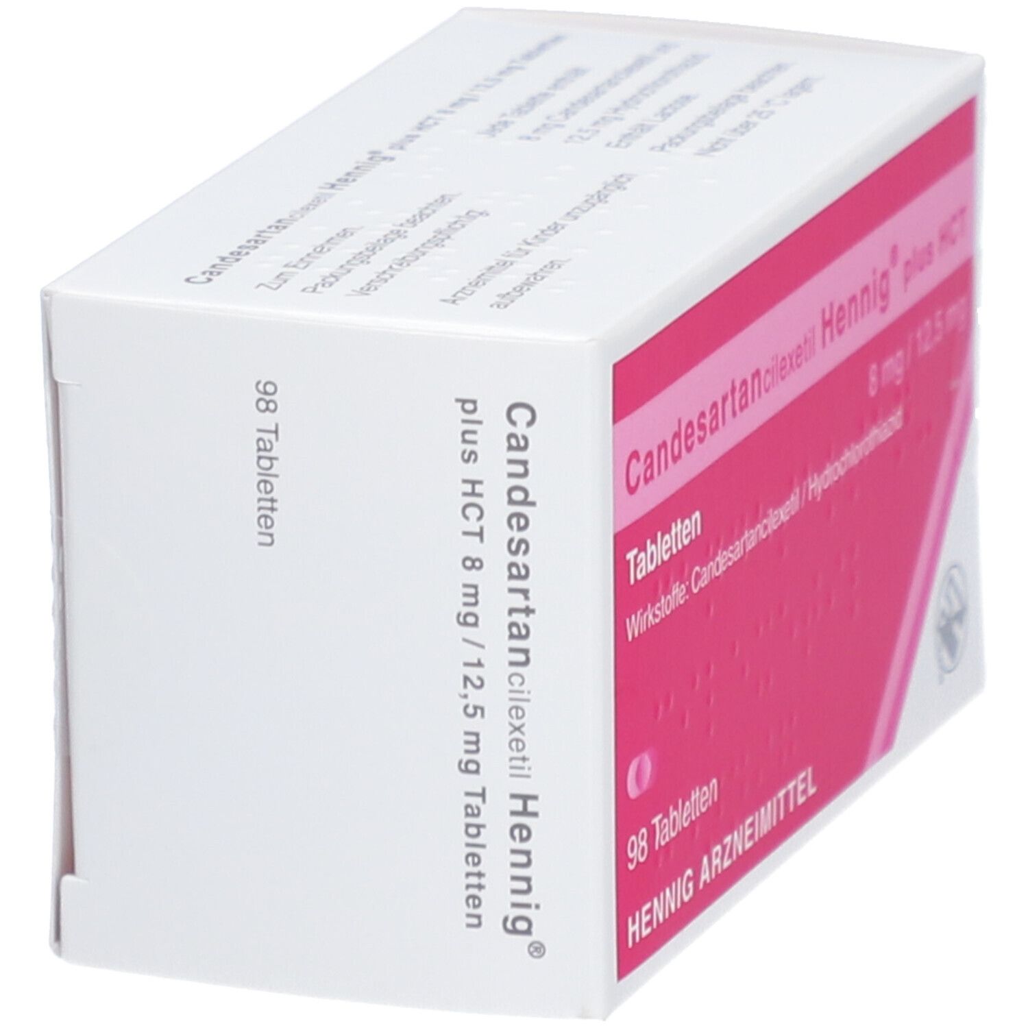 Candesartancilexetil Hennig plus HCT 8 mg/12,5 mg 98 St Tabletten