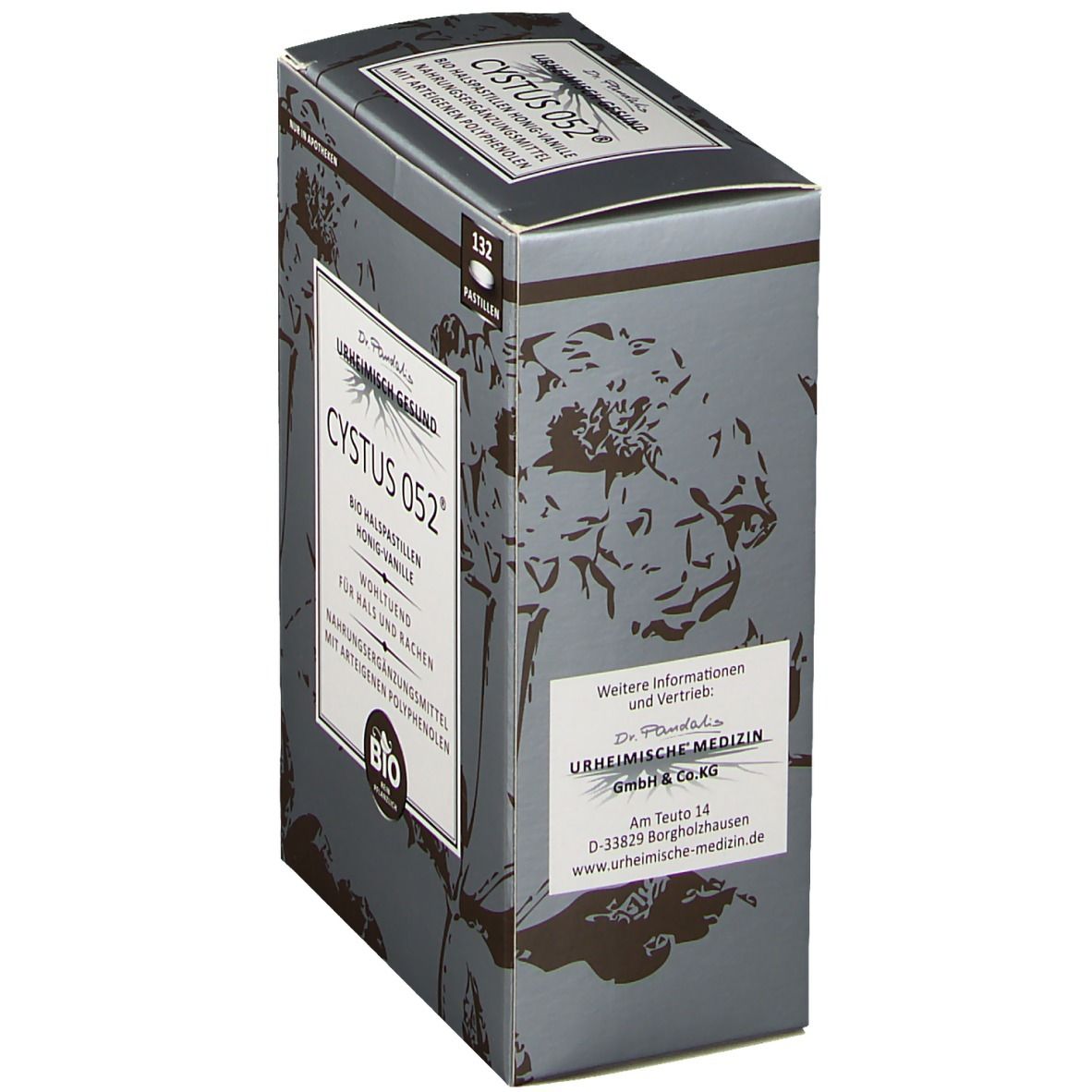 Dr. Pandalis Cystus 052® Bio Halspastillen – Honig-Vanille