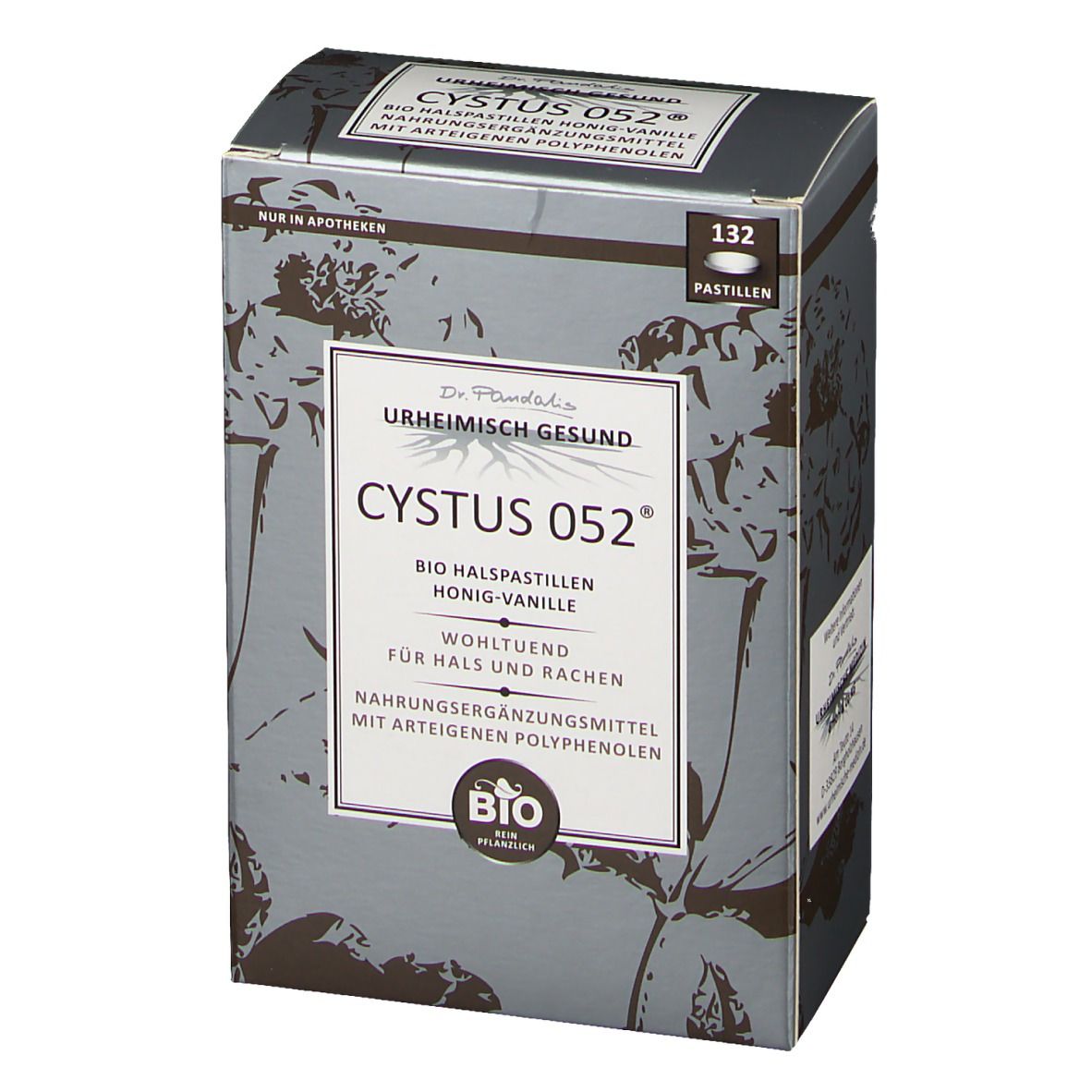 Dr. Pandalis Cystus 052® Bio Halspastillen – Honig-Vanille