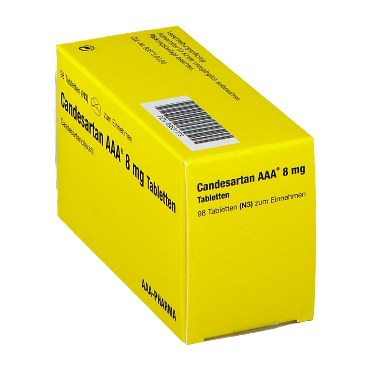 Candesartan AAA 8 mg Tabletten 98 St