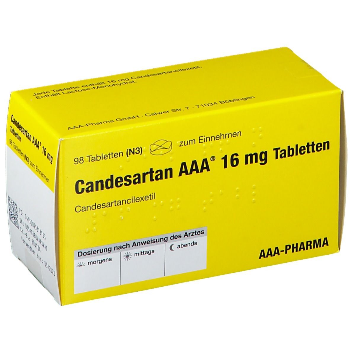Candesartan AAA® 16Mg