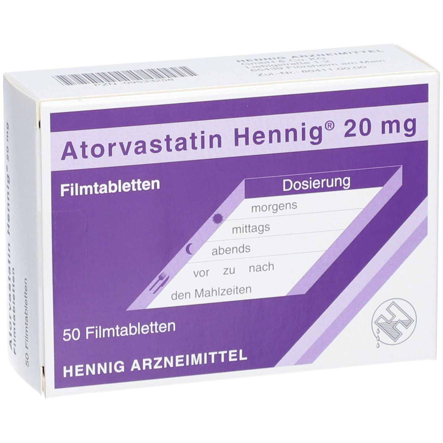 Atorvastatin Hennig® 20 mg