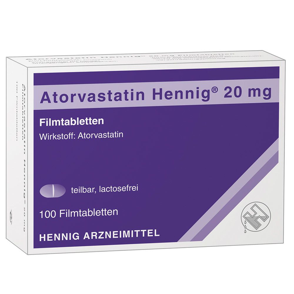 Atorvastatin Hennig® 20 mg