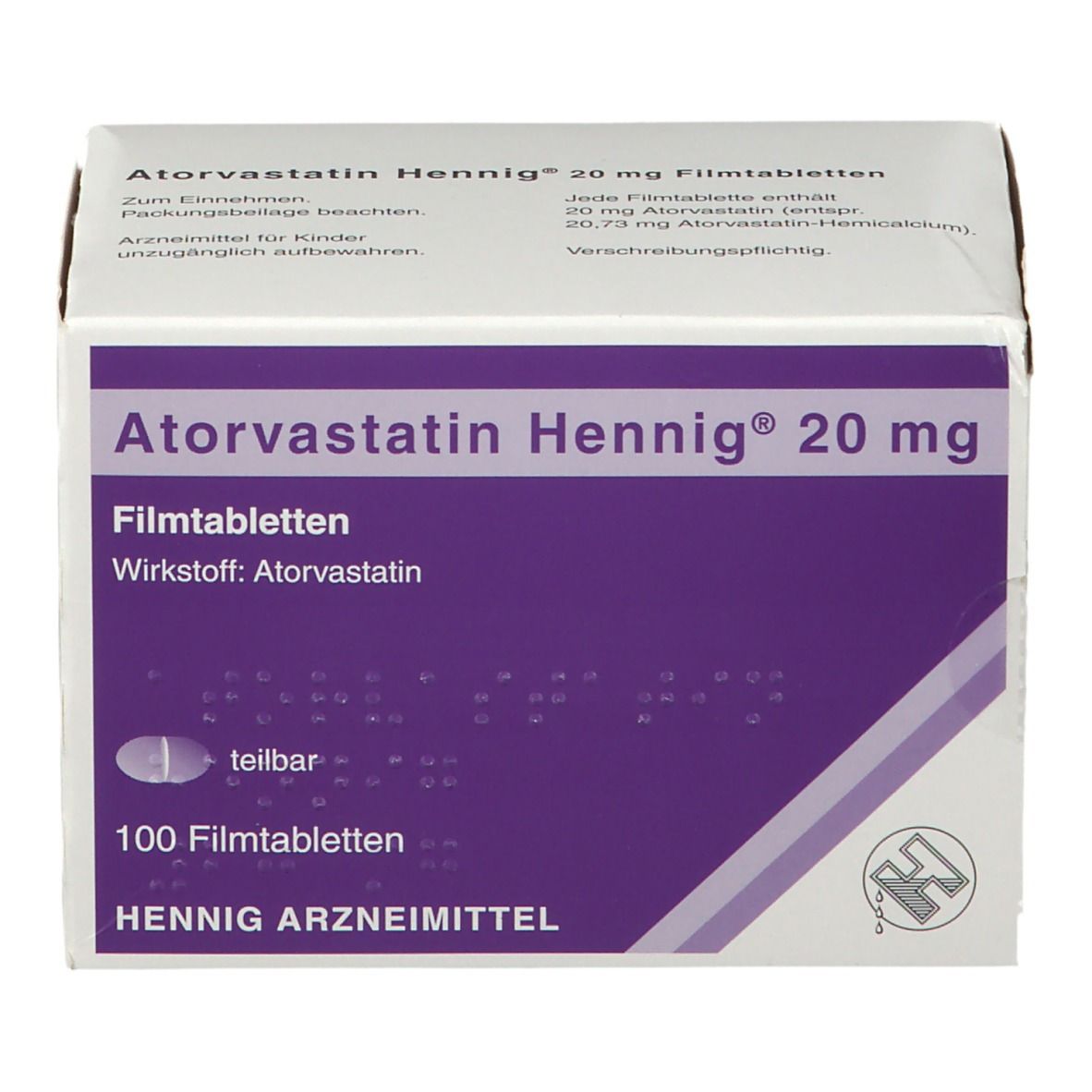 Atorvastatin Hennig® 20 mg