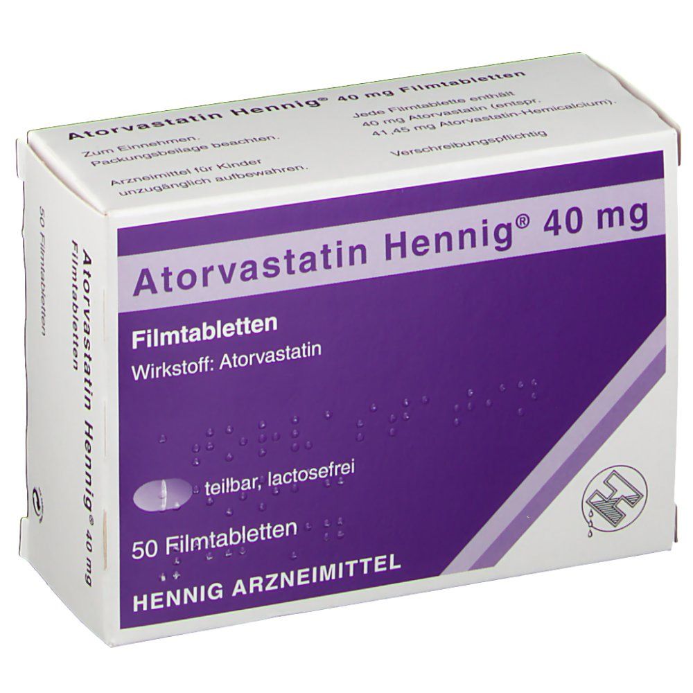 Atorvastatin Hennig® 40 mg