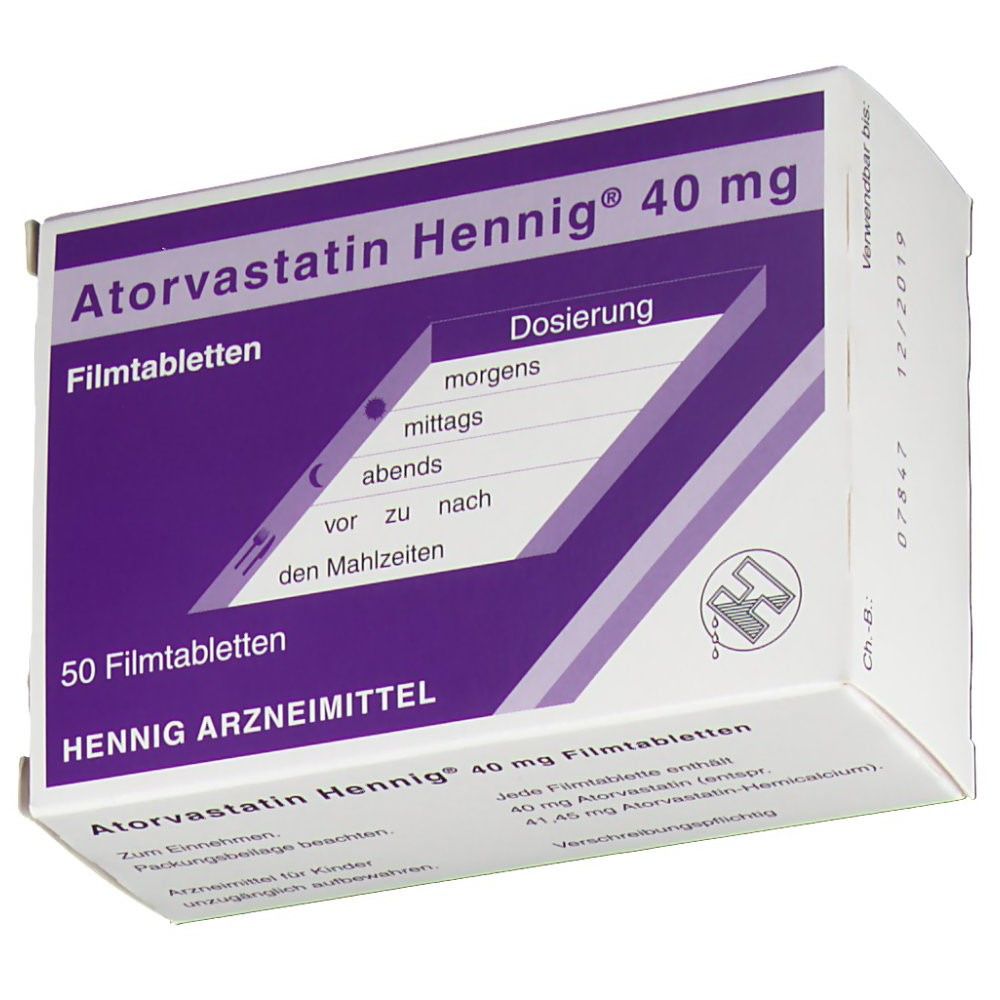 Atorvastatin Hennig® 40 mg