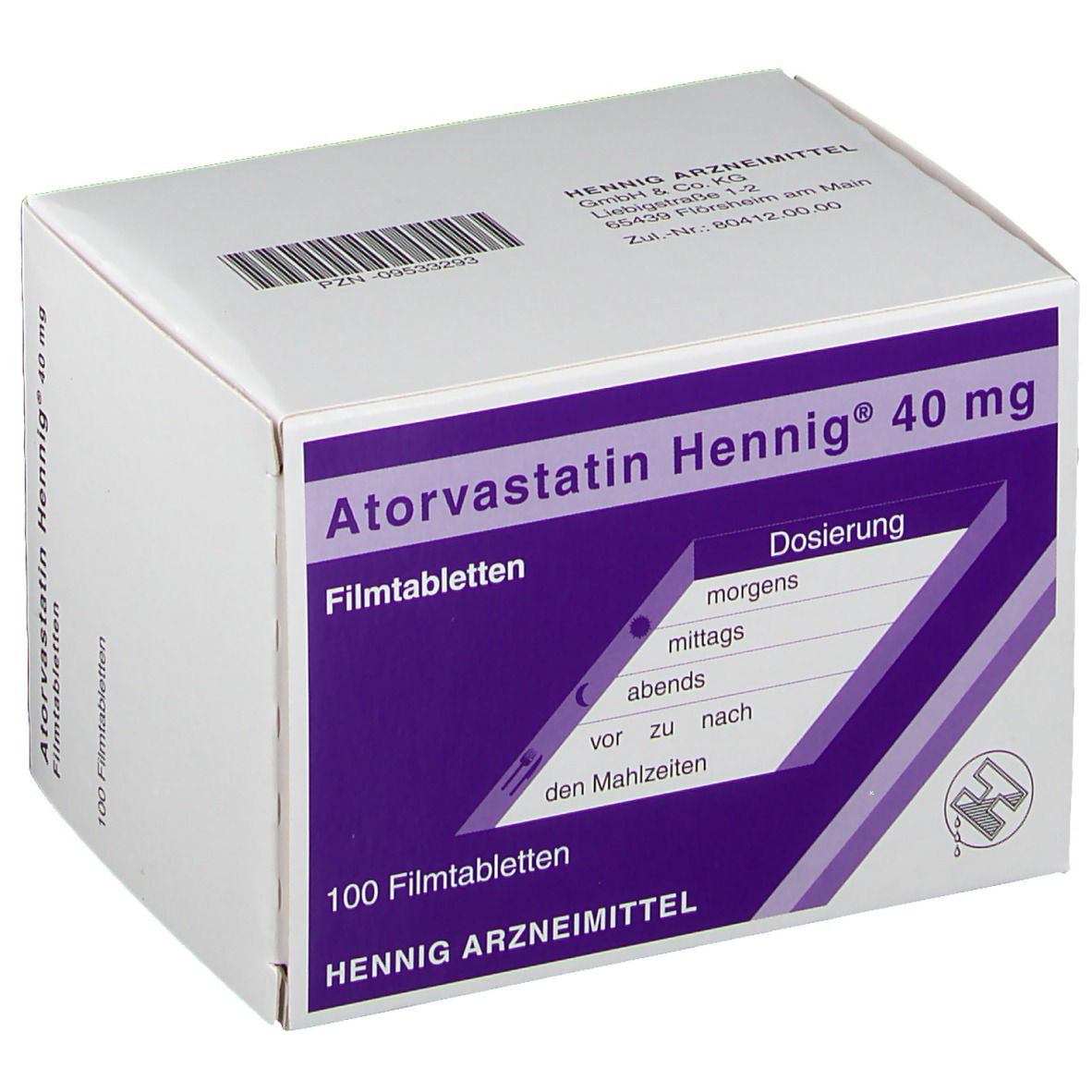 Atorvastatin Hennig® 40 mg