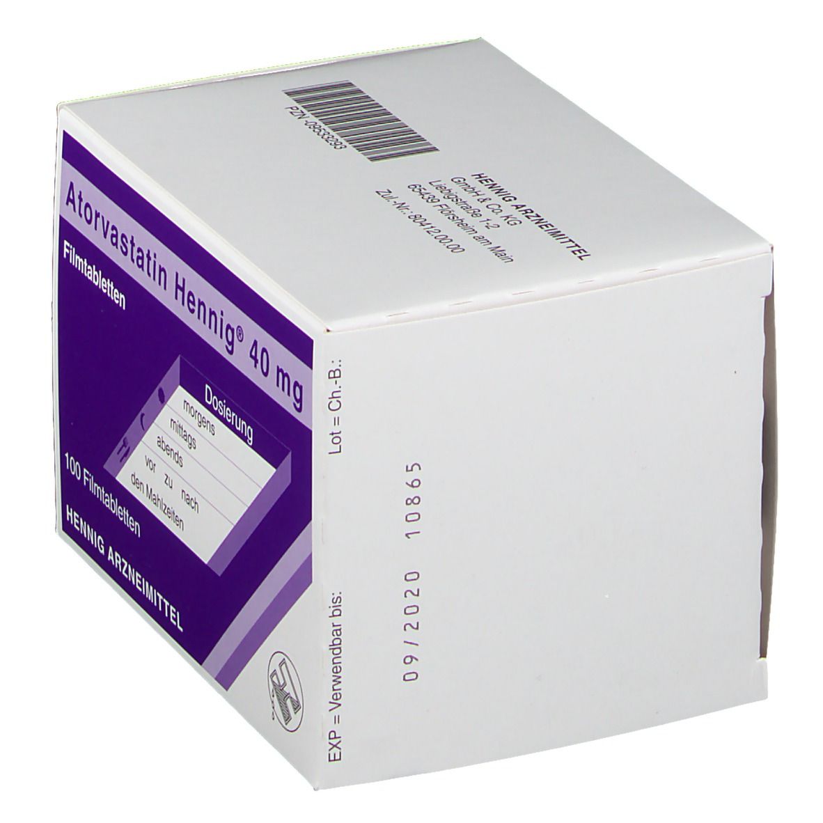Atorvastatin Hennig® 40 mg