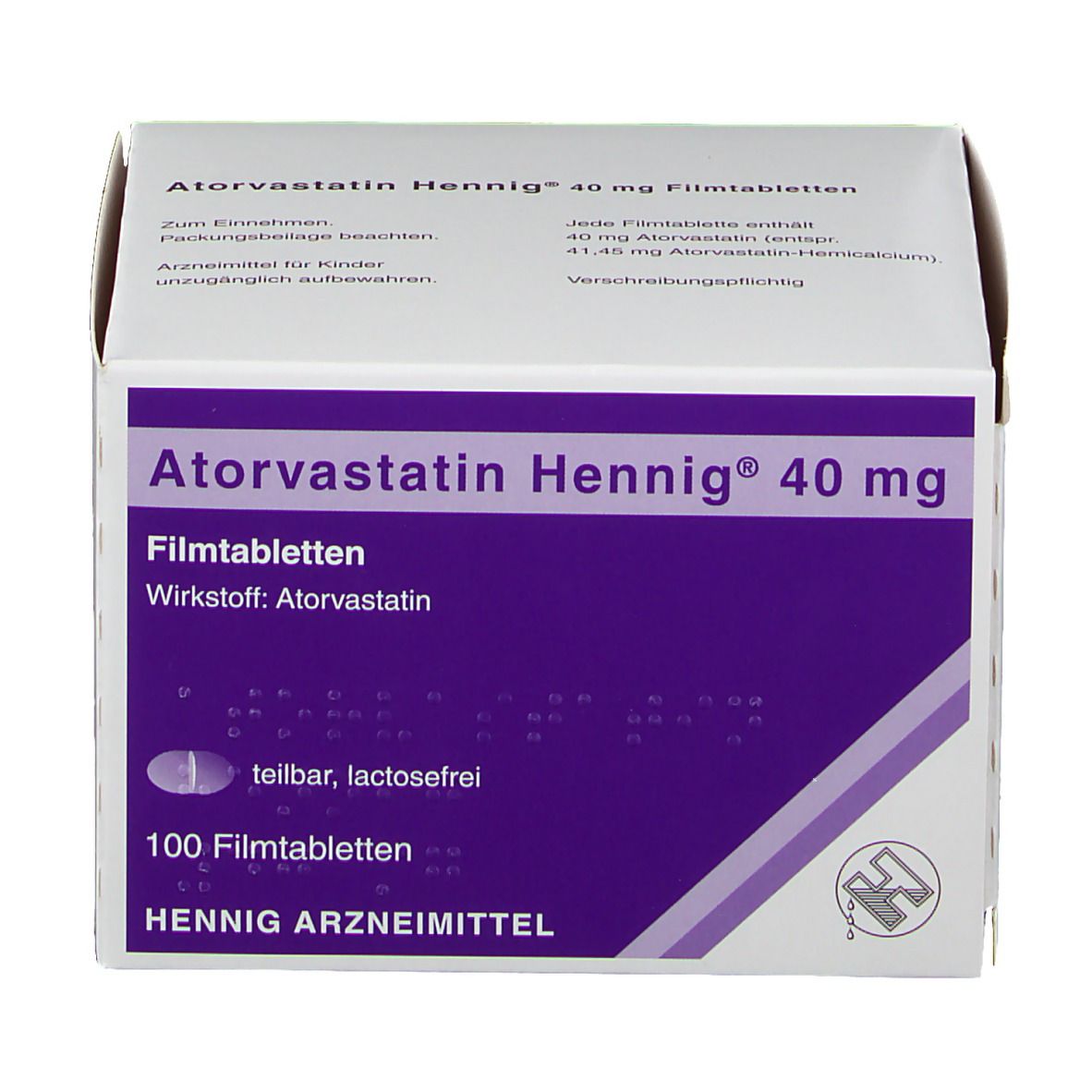 Atorvastatin Hennig® 40 mg