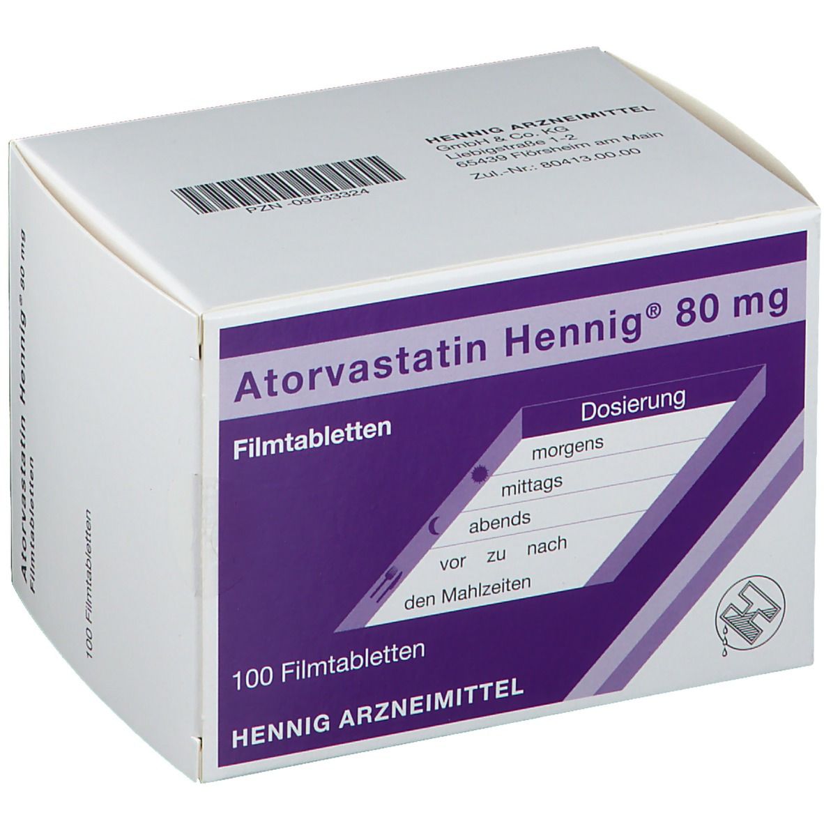 Atorvastatin Hennig® 80 mg