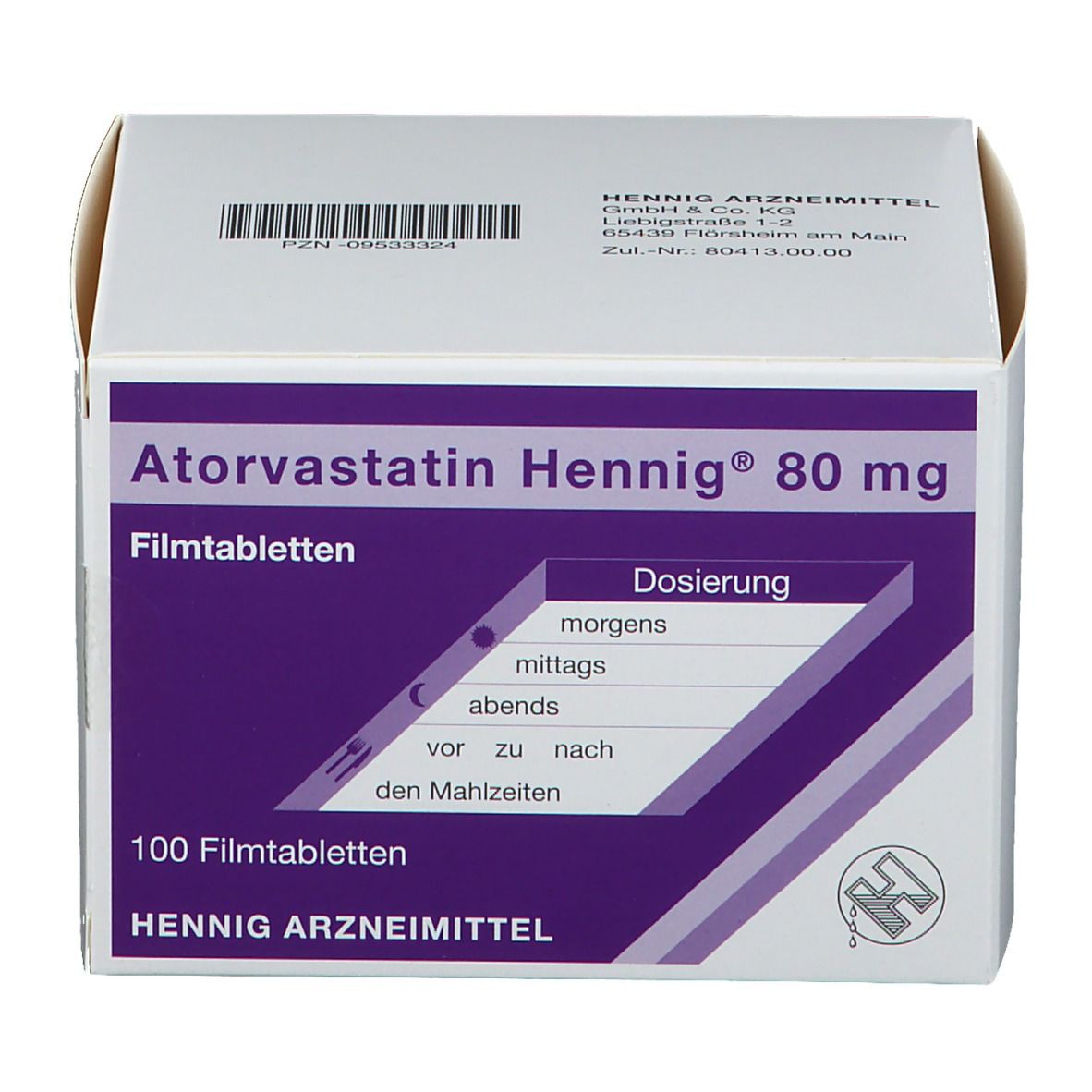 Atorvastatin Hennig® 80 mg