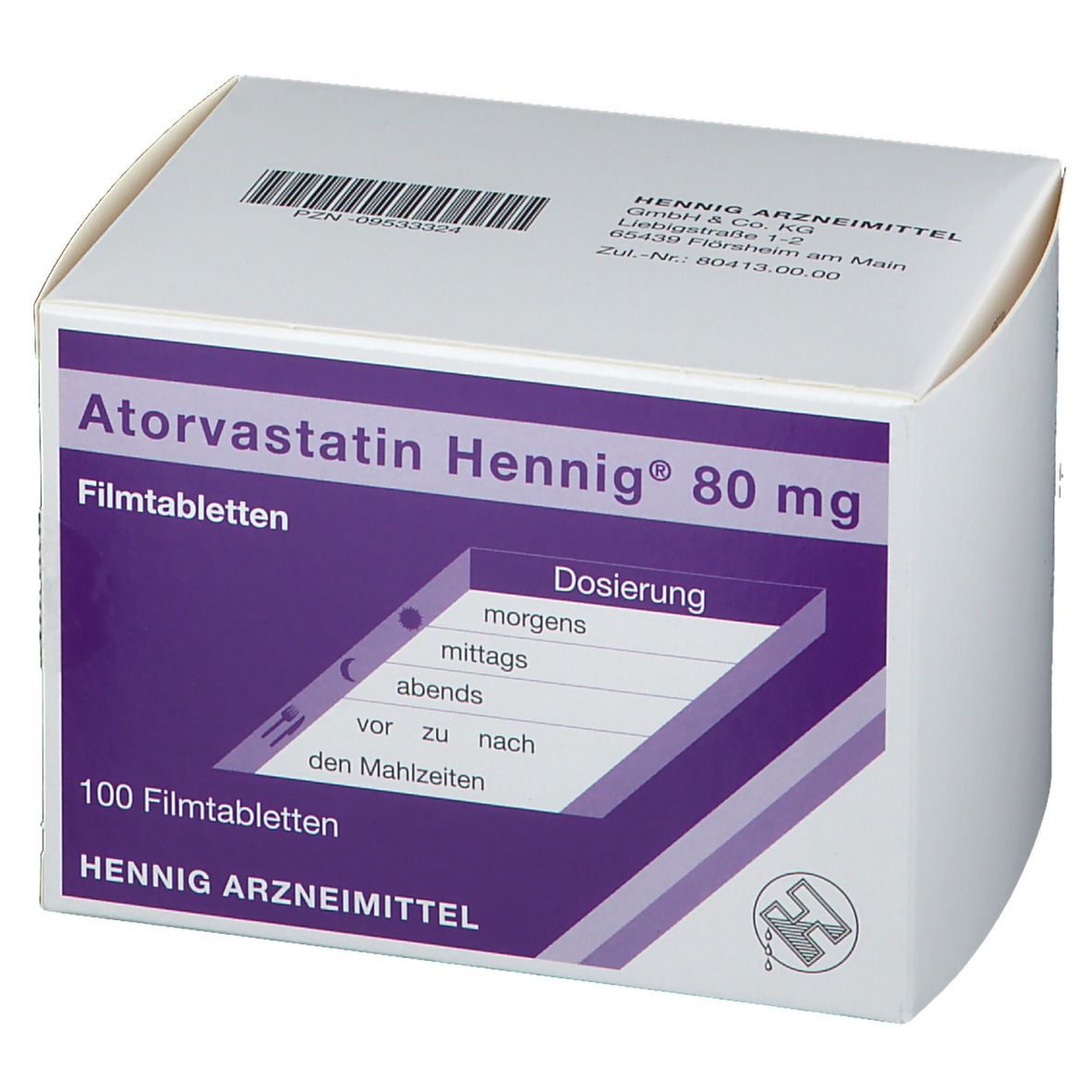 Atorvastatin Hennig® 80 mg