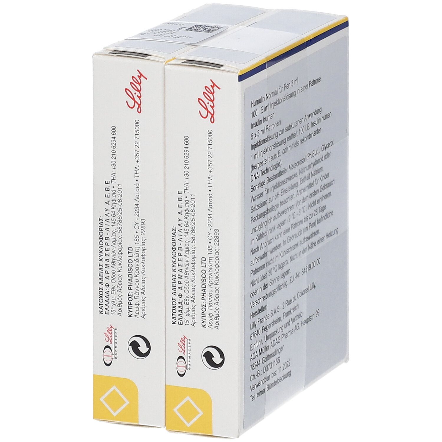 Humulin Normal f.Pen Injektionslösung Ampullen 10x3 ml