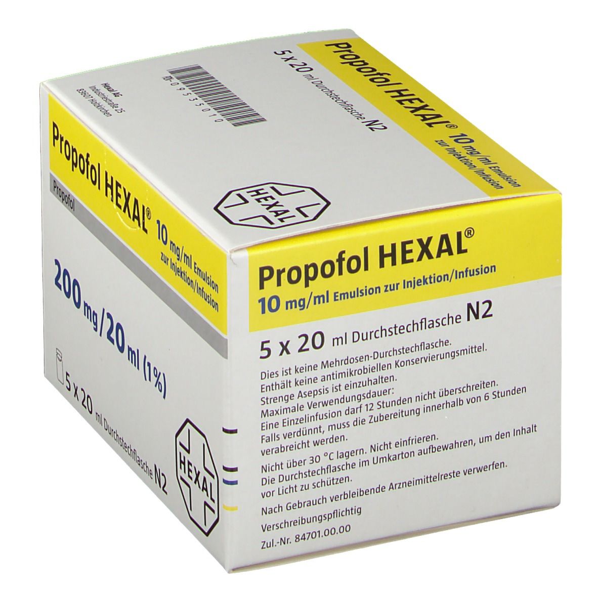 PROPOFOL HX 10MG/ML 1%