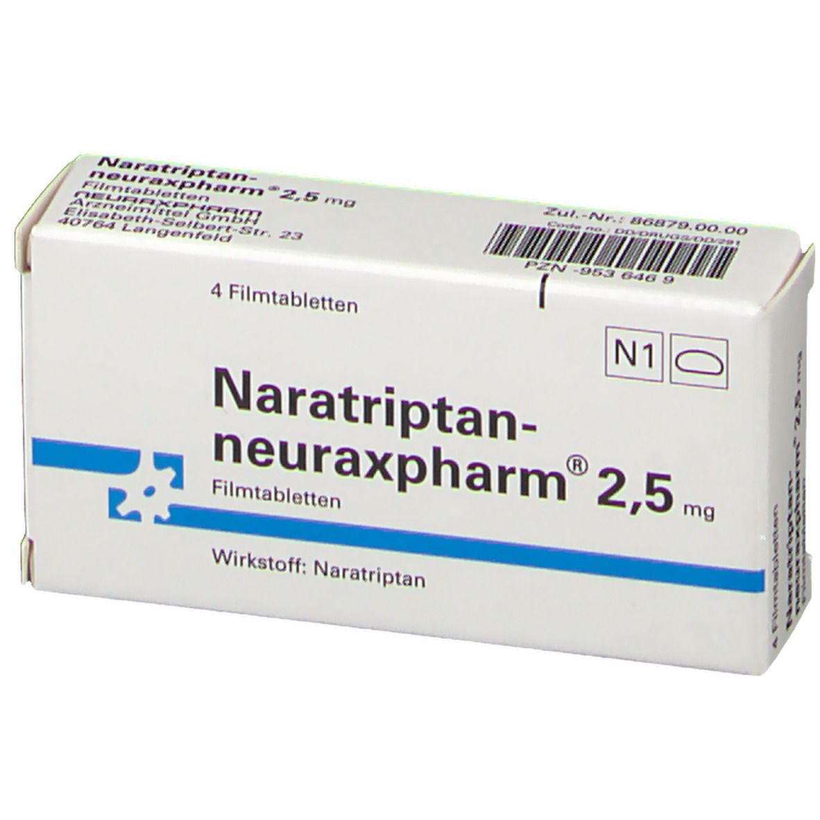 NARATRIPTAN-neuraxpharm 2,5 mg Filmtabletten
