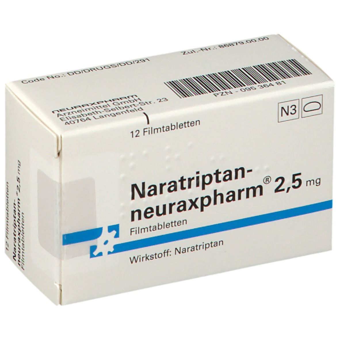 Naratriptan-neuraxpharm® 2,5 mg