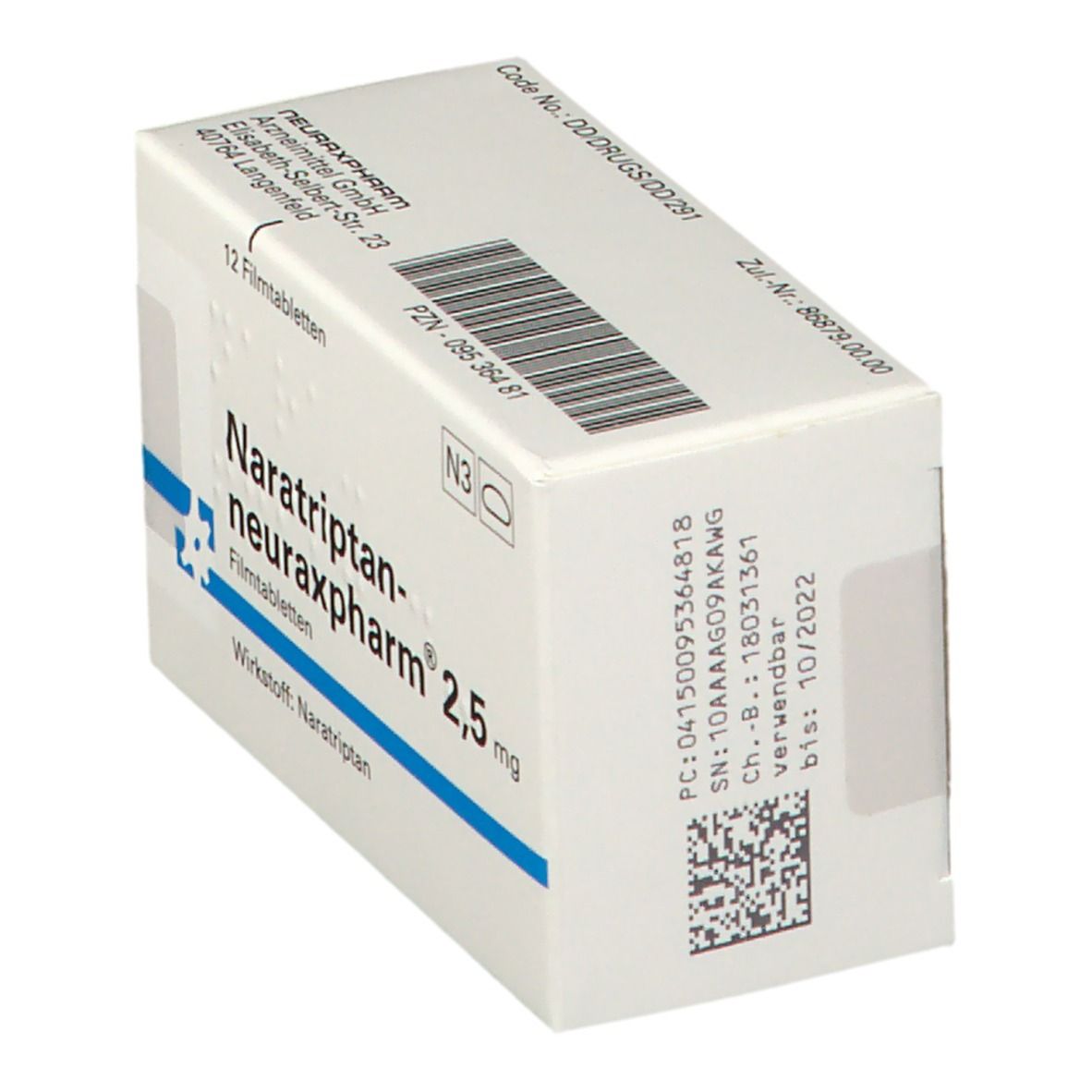 Naratriptan-neuraxpharm® 2,5 mg