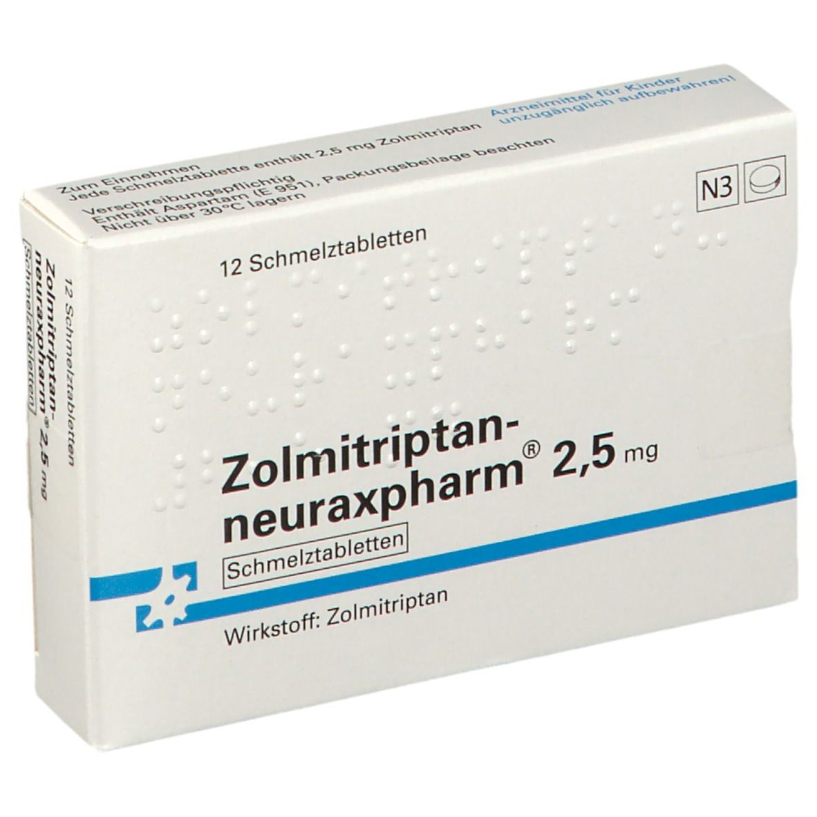 Zolmitriptan-neuraxpharm® 2,5 mg