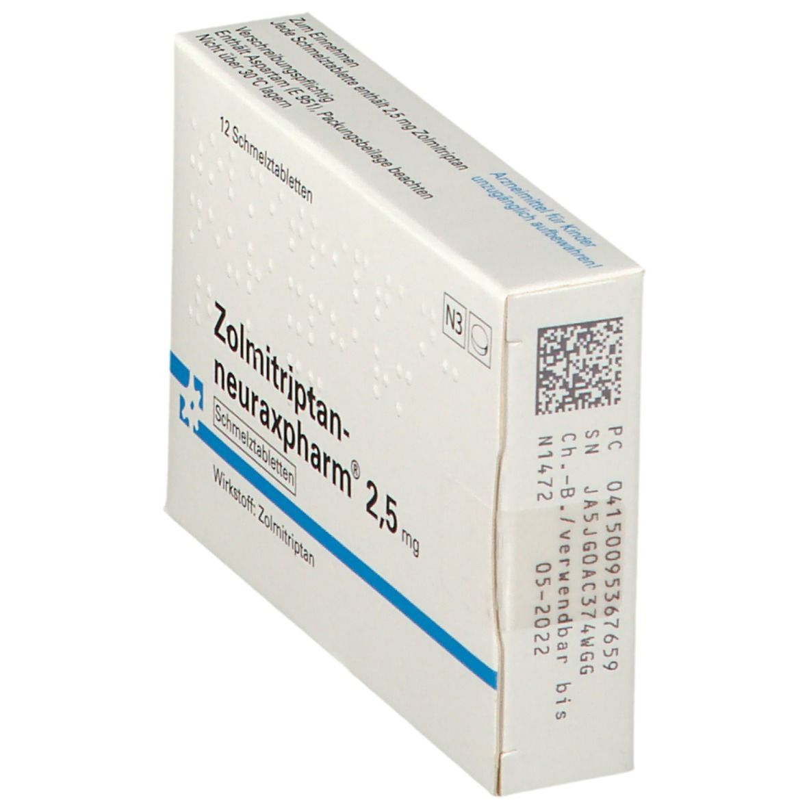 Zolmitriptan-neuraxpharm® 2,5 mg