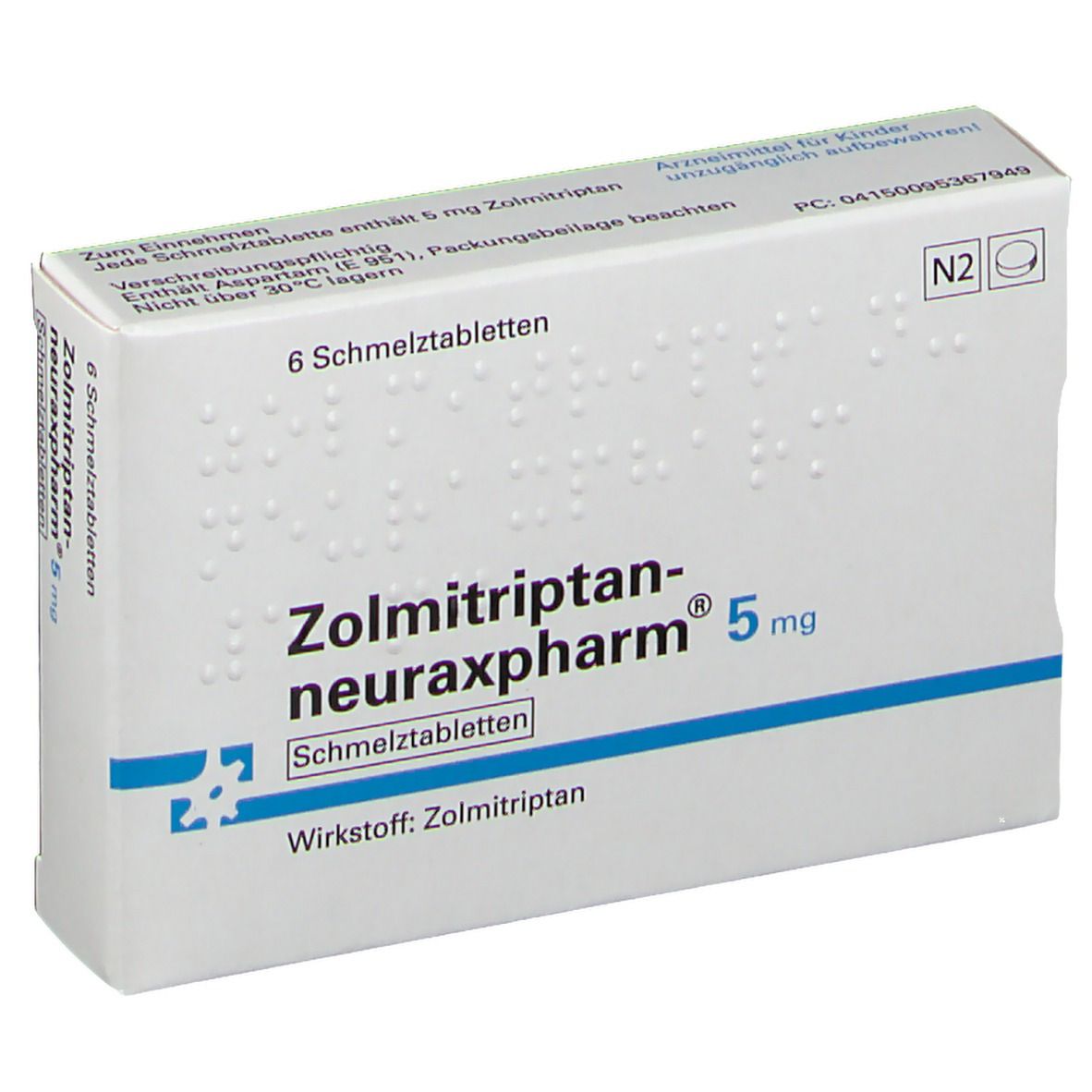 Zolmitriptan-neuraxpharm® 5 mg