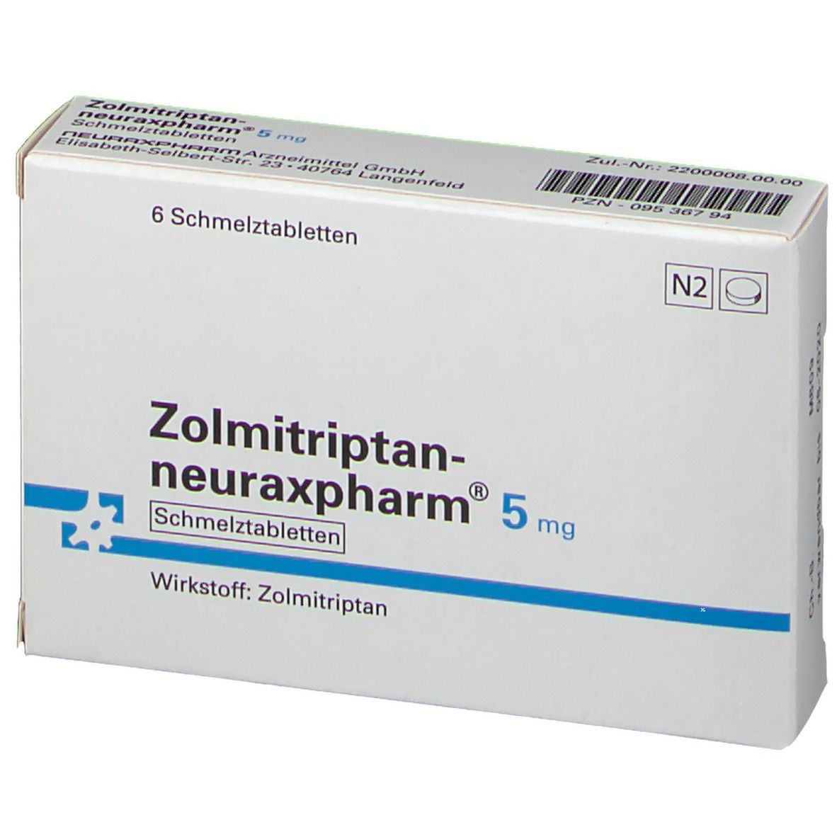 Zolmitriptan-neuraxpharm® 5 mg