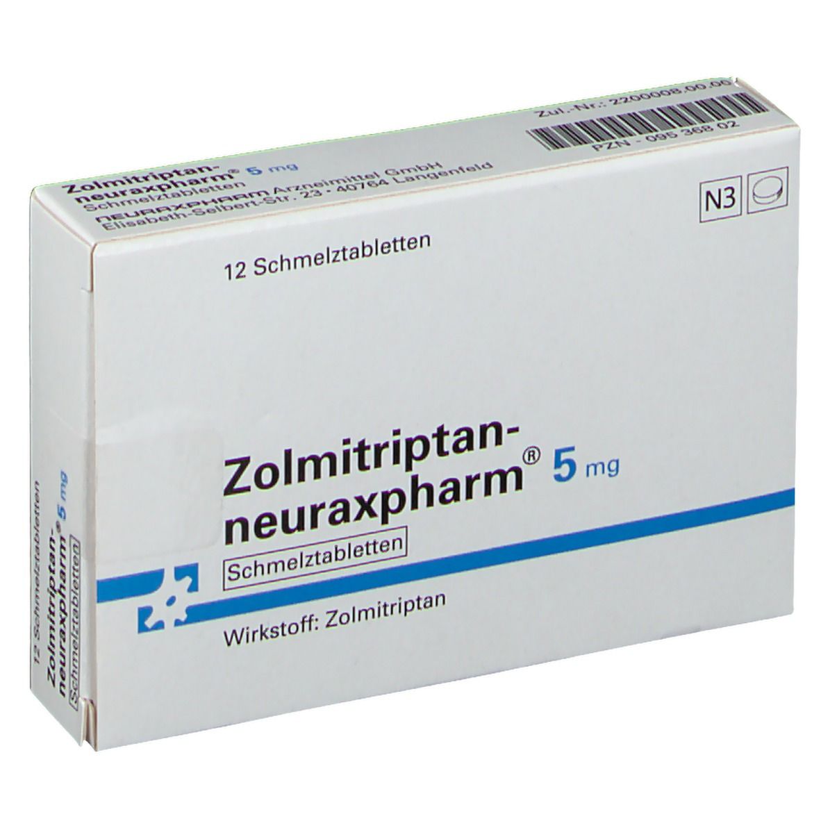 Zolmitriptan-neuraxpharm® 5 mg