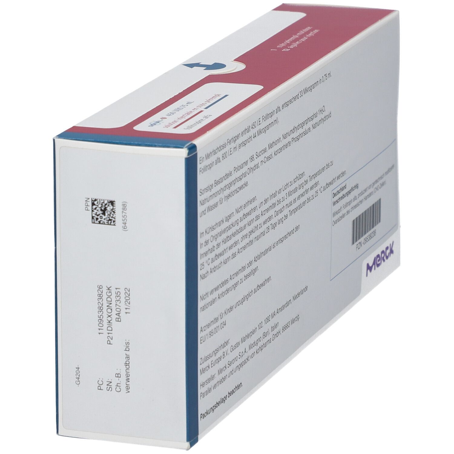 Gonal-F 450 I.E./0,75 ml 33 µg/0,75 ml