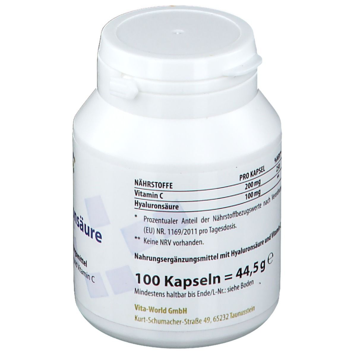 Hyaluronsäure 100 mg