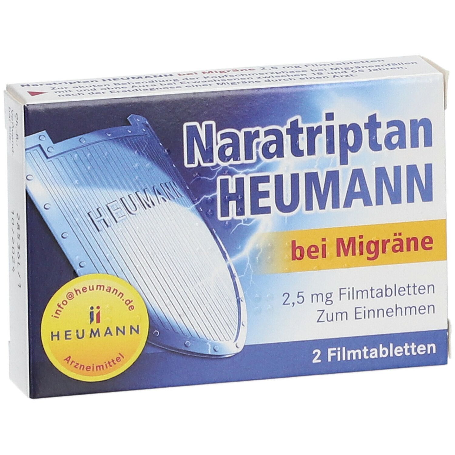 Naratriptan Heumann bei Migräne 2,5 mg